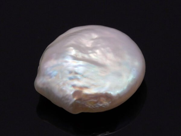 Keshi Pearl Moti 6.36 carat back view irregular baroque surface