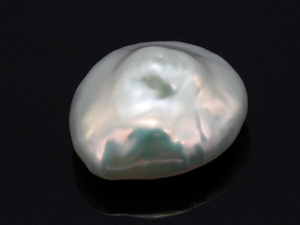 Keshi Pearl Moti 6.51 carat back view irregular baroque surface