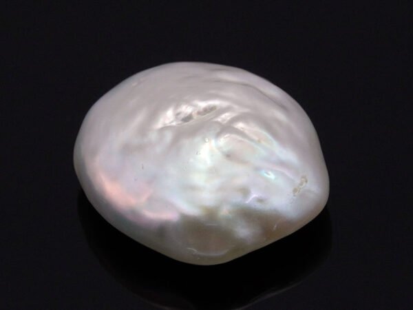 Keshi Pearl Moti 6.57 carat back view irregular baroque surface